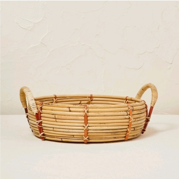 Opalhouse Accents Boho Round Rattan Tray Opalhouse X Jungalow 4 X
